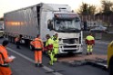 VU LKW A 4 Rich Aachen hinter Rodenkirchener Bruecke P12